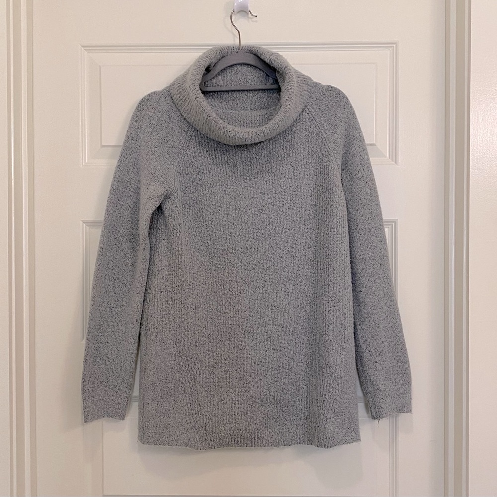 Pink Clover Grey Turtleneck Sweater